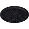 Ekena Millwork Tristan Ceiling Medallion (Fits Canopies up to 5 1/2"), Hand-Painted Steel Gray, 26"OD x 3"P CM26TNSGS - alternate 3